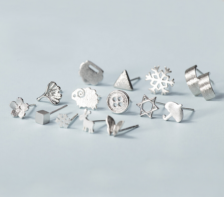 Sterling Silver Anti Allergy Earring on Luulla